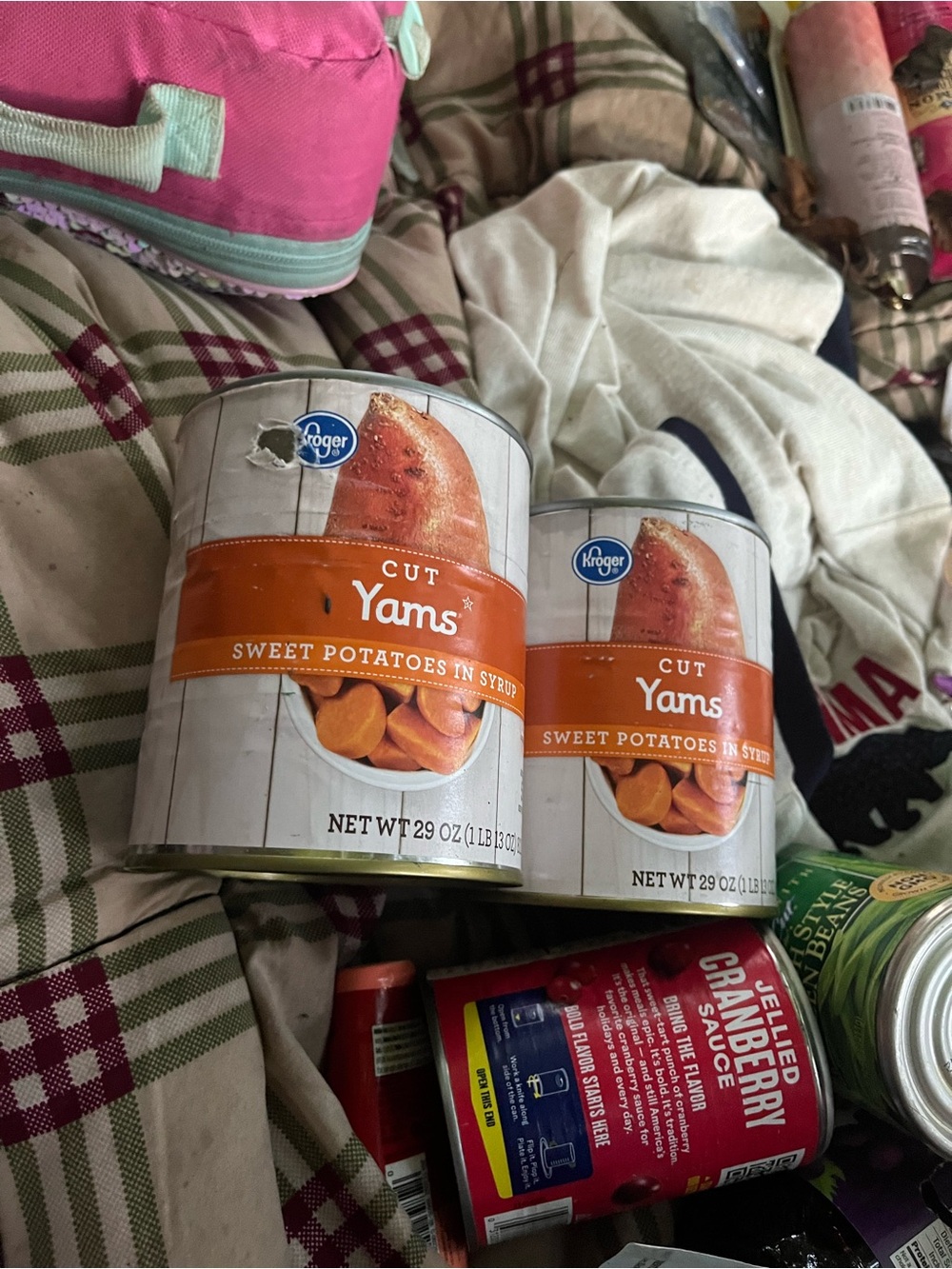 Cut Yams Sweet Potatoes in Syrup - Orange